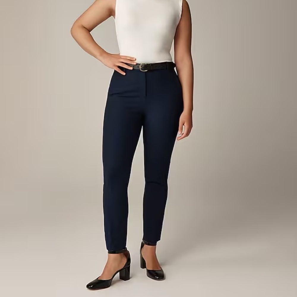 J. Crew Black 365 Cameron Women Size 8 Pant EUC